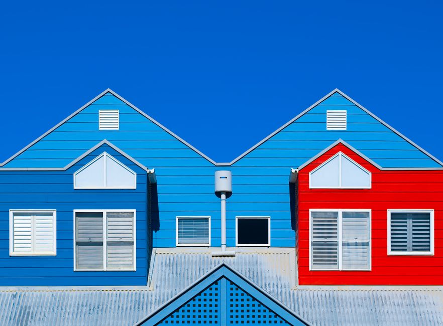 Suburban home exterior showing the wall cladding that drives siding replacement cost